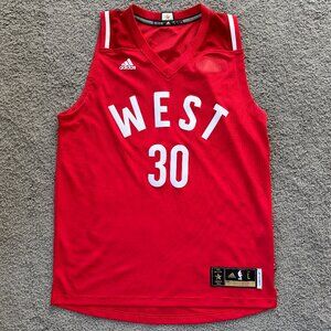 Adidas Stephen Curry 2016 NBA All-Star Game Western Conference Jersey-Sz. L  EUC